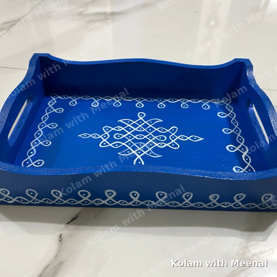 10x7 inch Tray - Model 1 — hand-painted trays