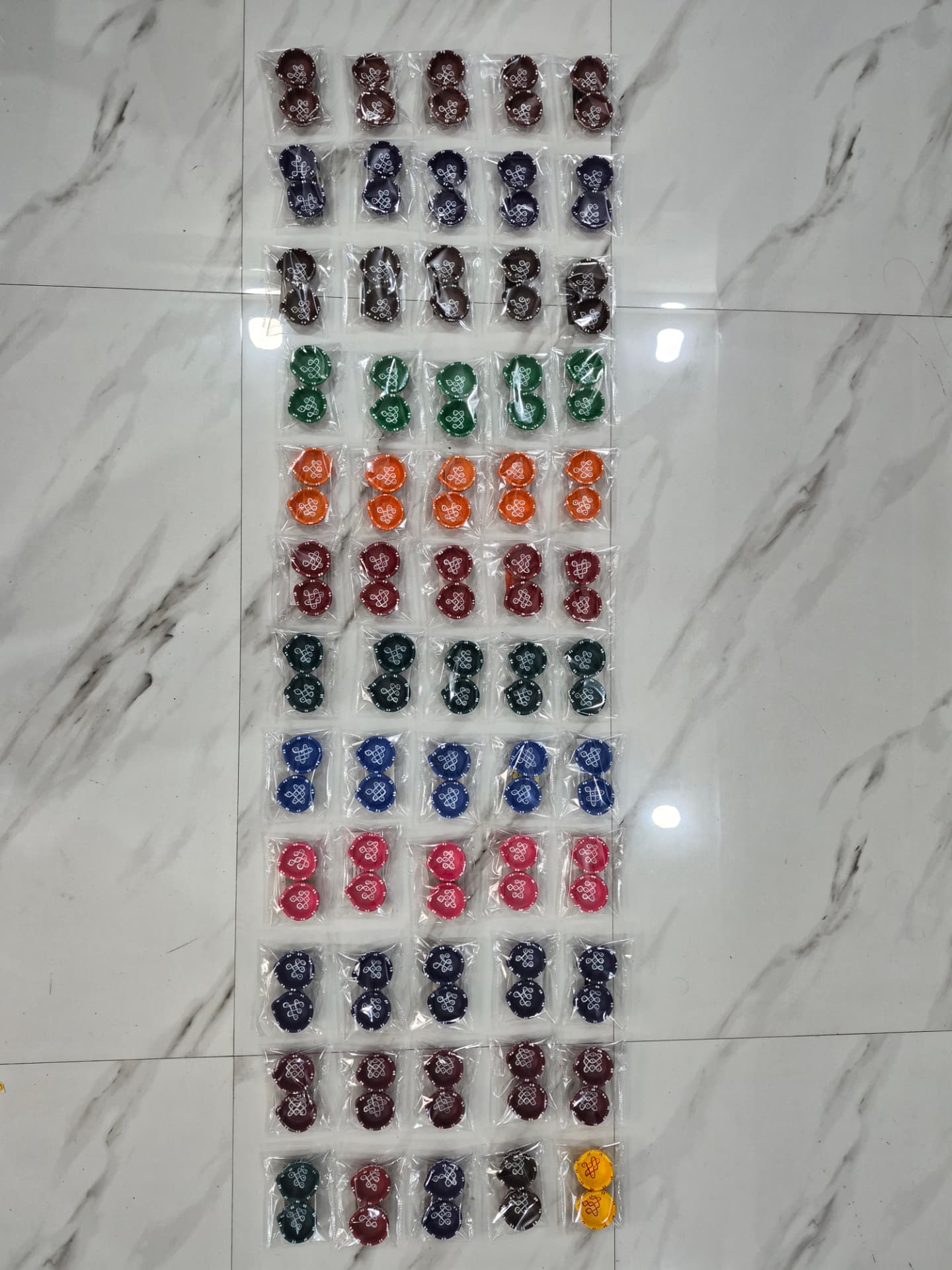 60 Sets of Kolam Clay Diyas in 12 Colours — Return Gift — Bulk Order | Kolam with Meenal bulk order
