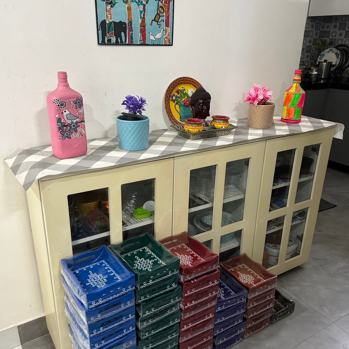 8x6 inch Trays — 70th Birthday Return Gift — Chennai | Kolam with Meenal bulk order
