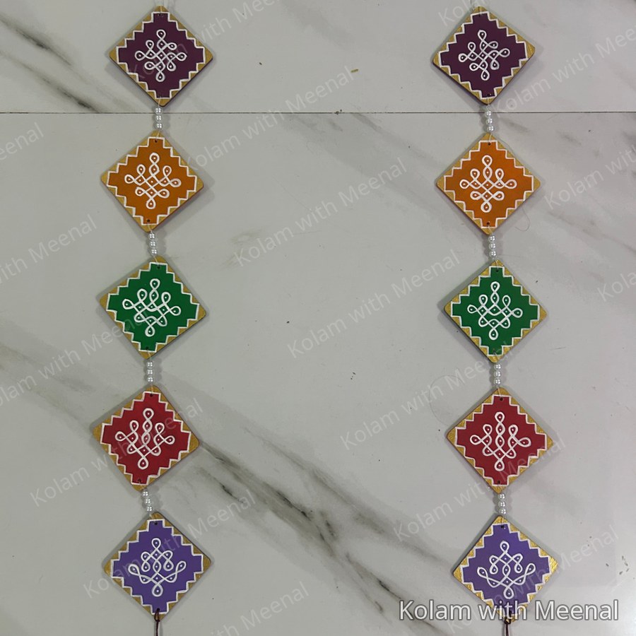 3 inch Thoran (5 pieces) — hand-painted thorans