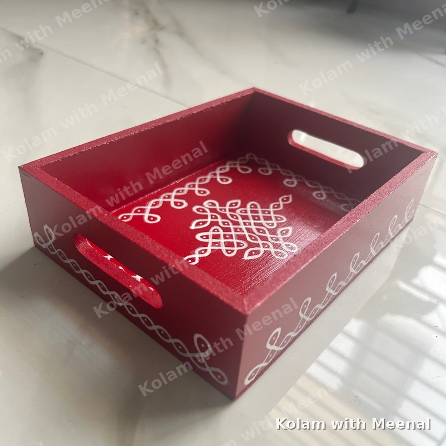 8x6 inch Tray - Model 2 — hand-painted trays