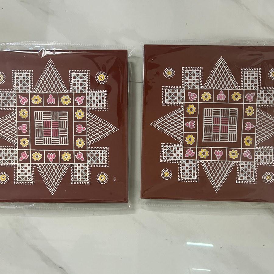 12x12 inch Manai - Nadu Veetu Kolam