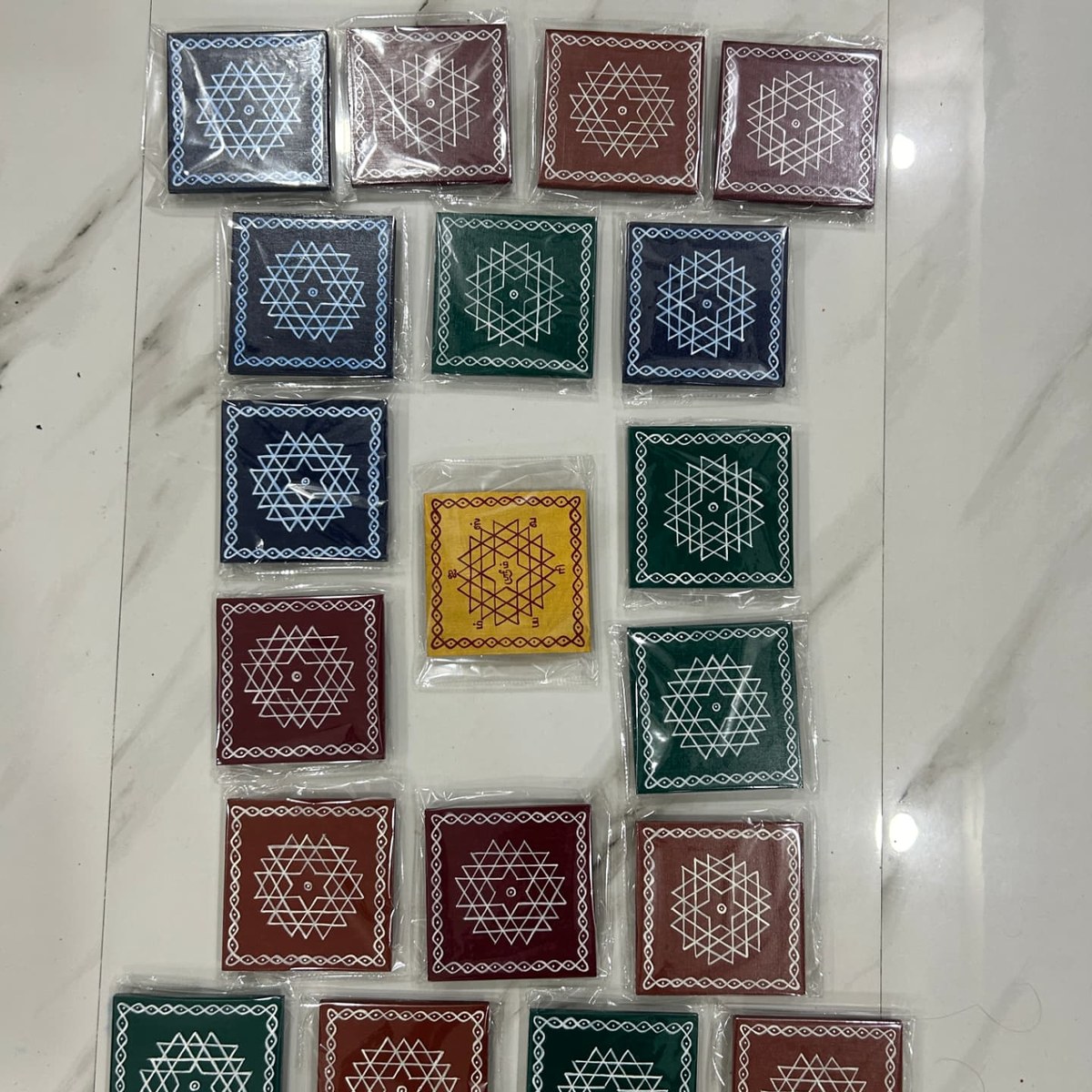 5 inch Aishwarya Kolam Manai — Return Gift — USA | Kolam with Meenal bulk order