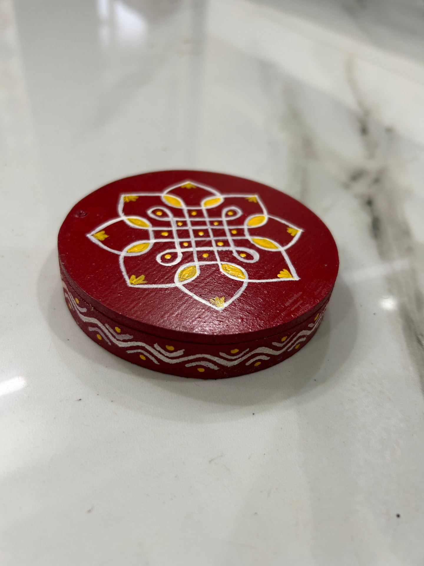 Haldi Kumkum Box — hand-painted unique products