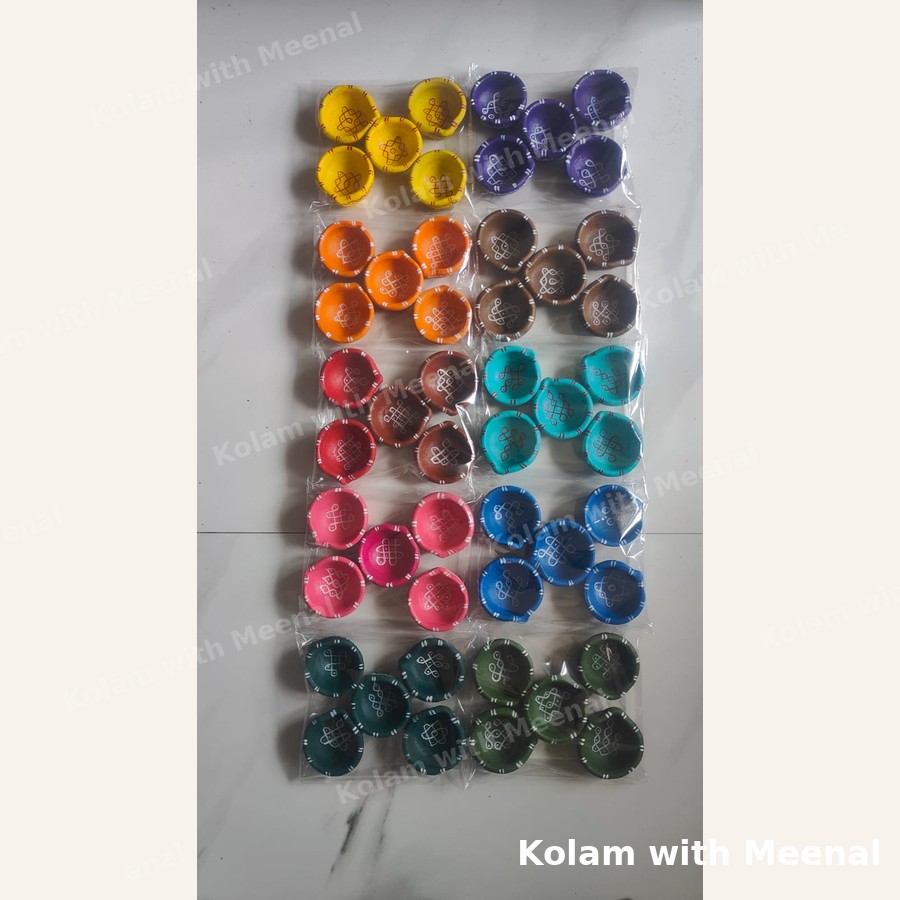 Diwali Diyas for Sai Baba Temple — Temple Offering | Kolam with Meenal bulk order