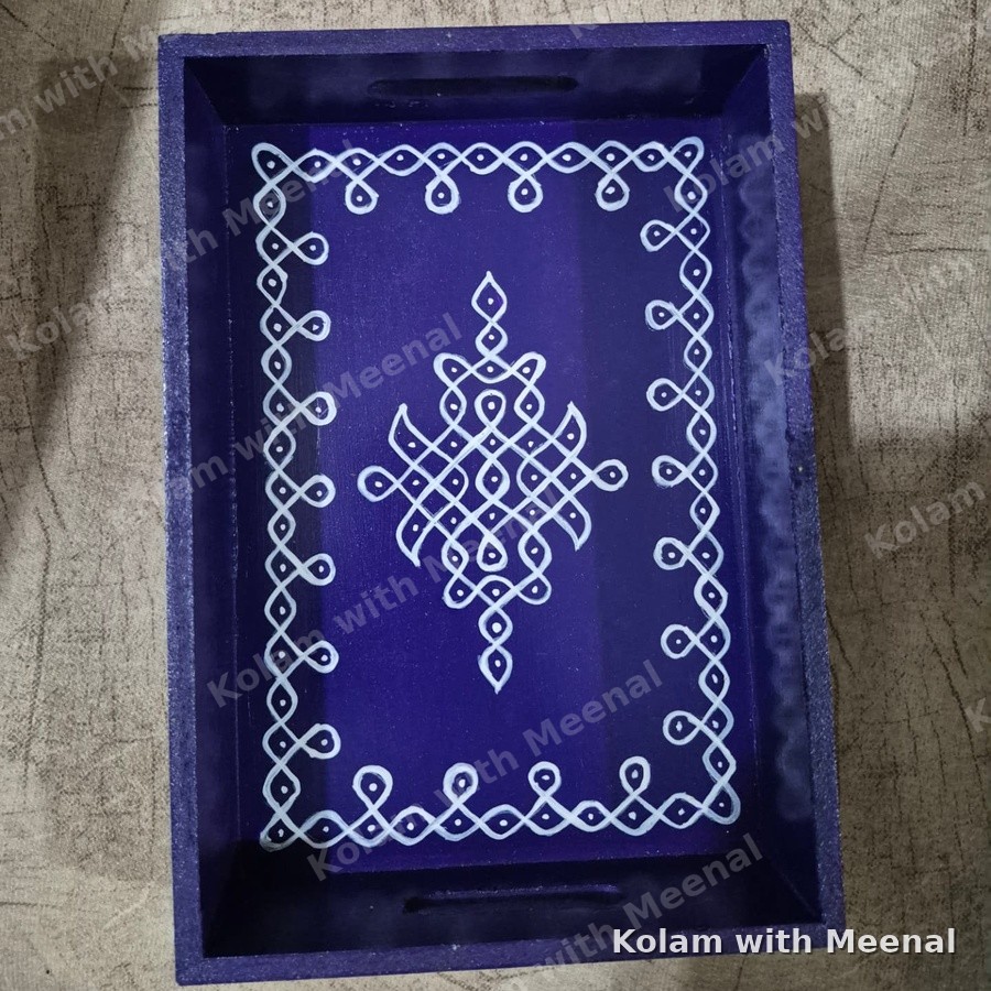 10x7 inch Tray - Model 3 — hand-painted trays