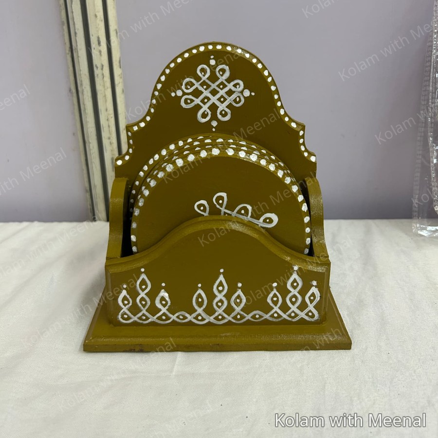 Tea Coaster - Model 2 — hand-painted tea coasters & mugs
