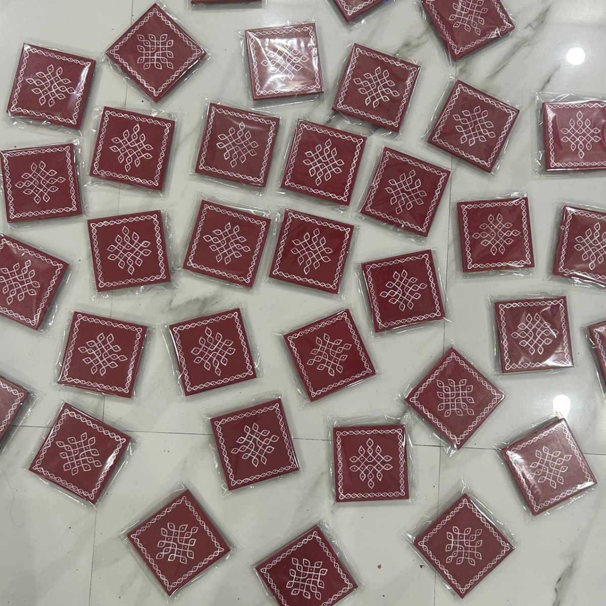 5 inch Kolam Manai — House Warming Return Gift — Kolkata | Kolam with Meenal bulk order