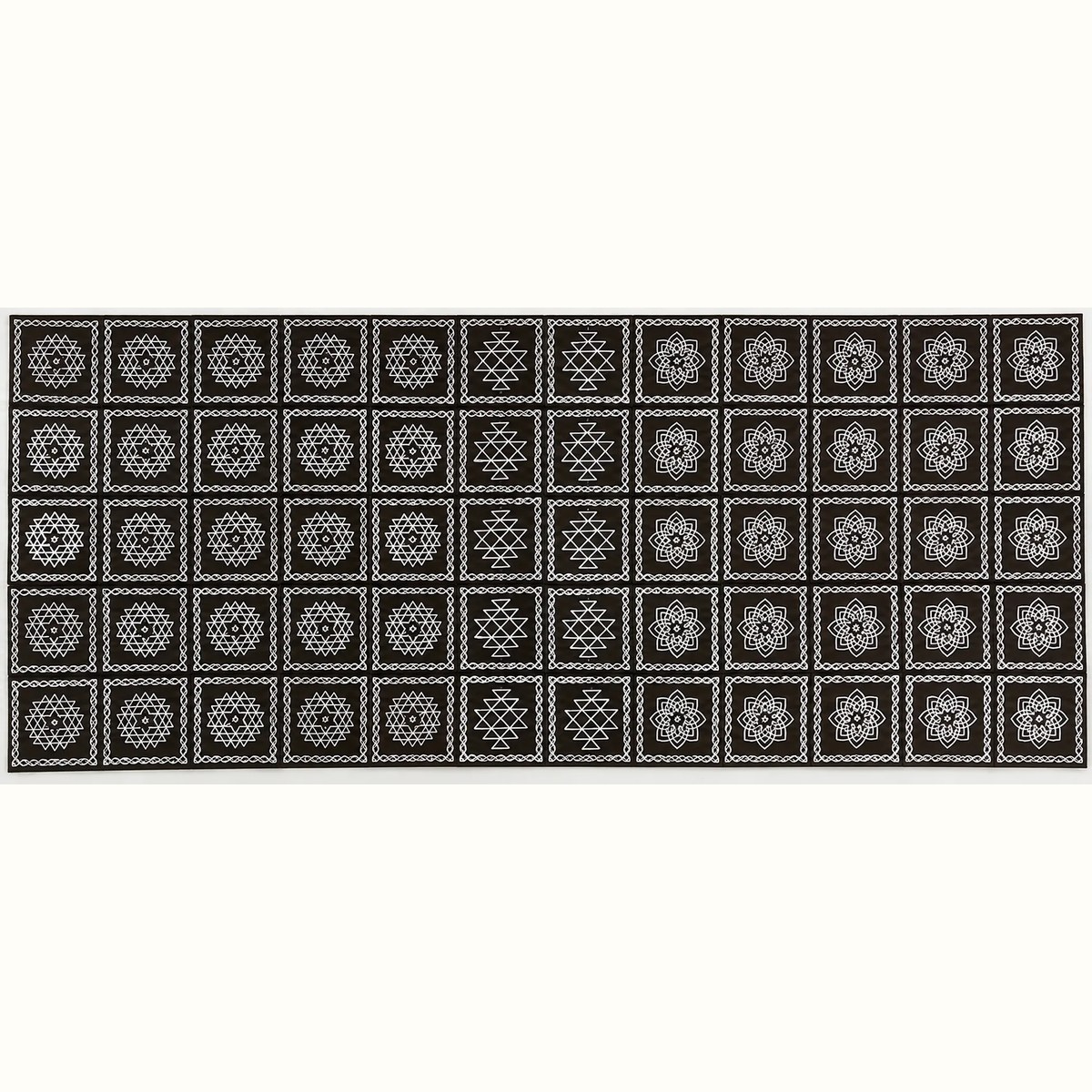 4 inch Brown Aishwarya, Hirudaya Kamalam & Kubera Kolam Manai — Ramayanam Parayanam — Return Gifts | Kolam with Meenal bulk order