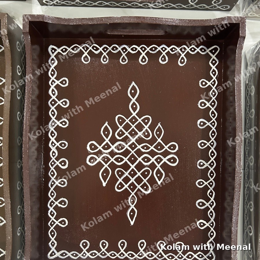 12x10 inch Tray — hand-painted trays